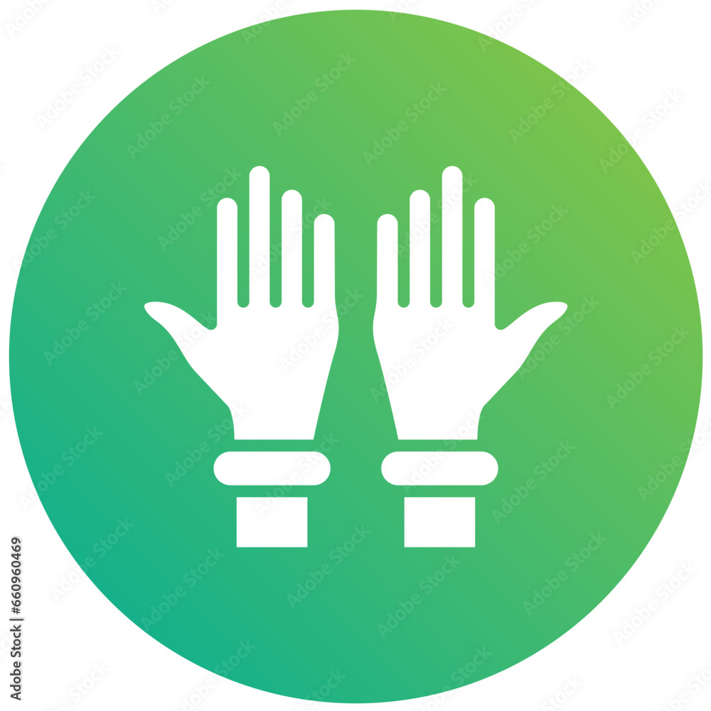 Plastic gloves Vector Icon Design Illustration Plastic gloves Vector Icon Design Illustration