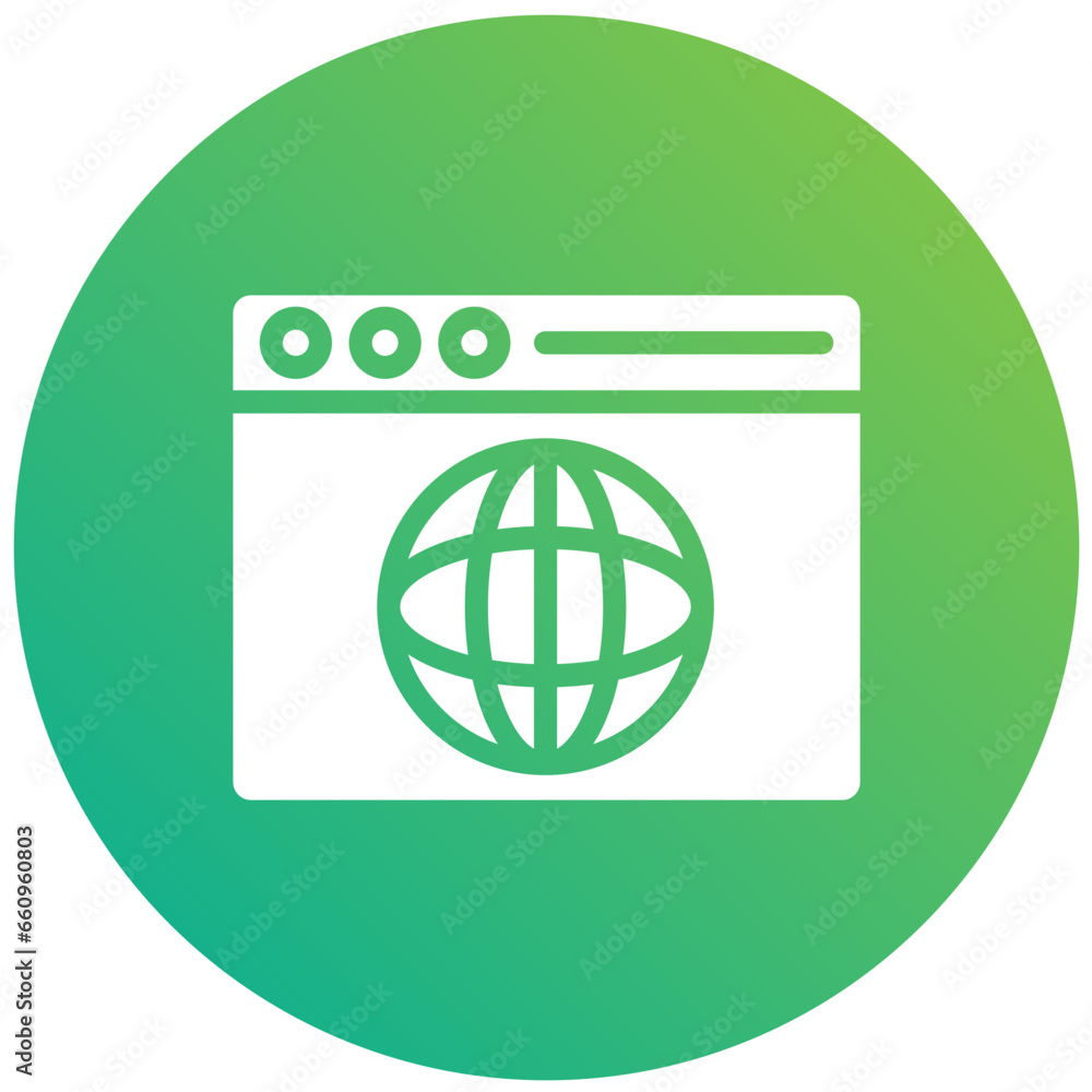 Web browser Vector Icon Design Illustration Web browser Vector Icon Design Illustration