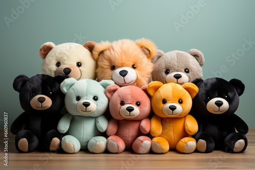 Plush animals and cuddly teddy bears, Generative AI 04 © fahmy