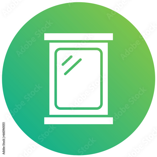Mirror Vector Icon Design Illustration