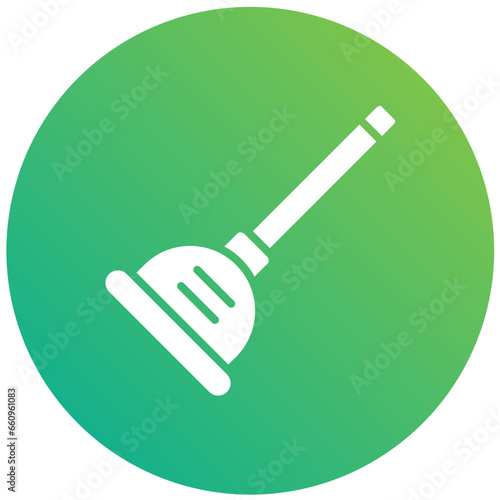 Plunger Vector Icon Design Illustration