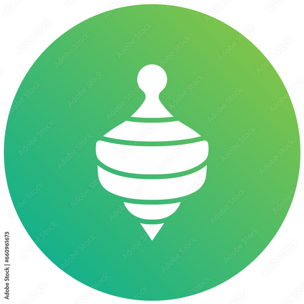 Spinning top Vector Icon Design Illustration Spinning top Vector Icon Design Illustration