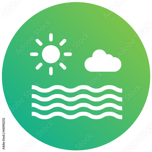 Sea Vector Icon Design Illustration