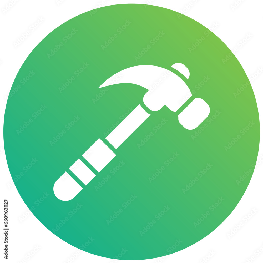 Hammer Vector Icon Design Illustration Hammer Vector Icon Design Illustration