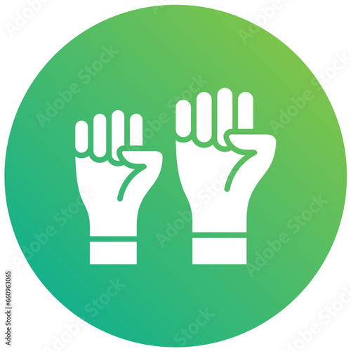 Protest Vector Icon Design Illustration