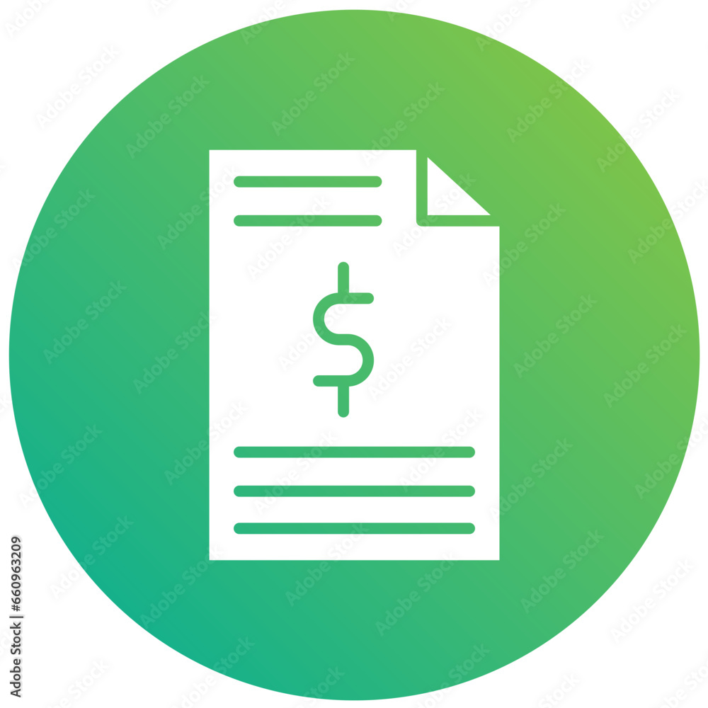 Invoice Vector Icon Design Illustration Invoice Vector Icon Design Illustration