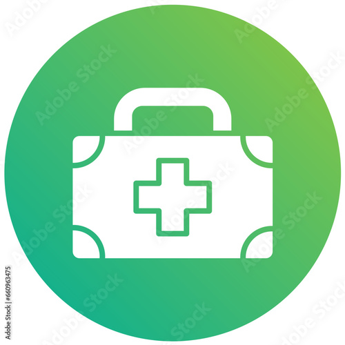 First aid kit Vector Icon Design Illustration