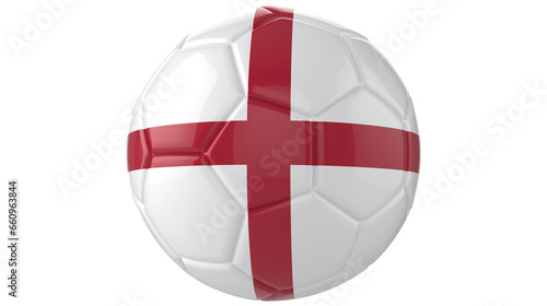  England. Flag football on transparent background