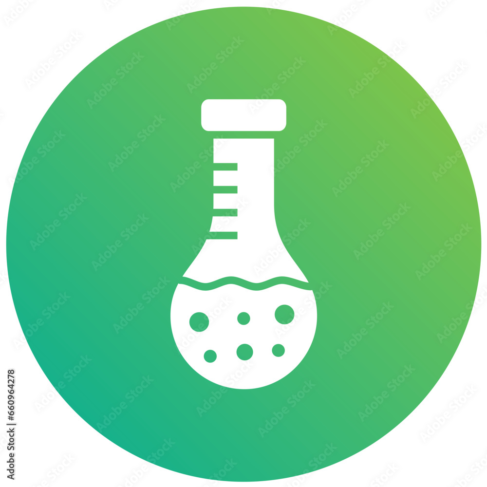 Round flask Vector Icon Design Illustration Round flask Vector Icon Design Illustration