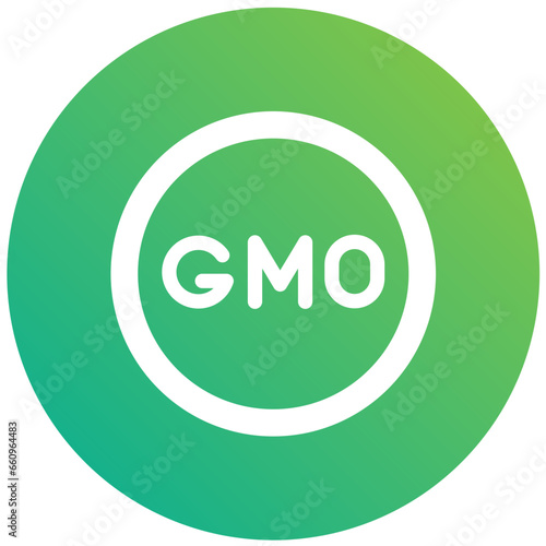 Gmo Vector Icon Design Illustration