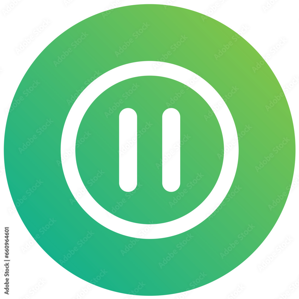 Pause button Vector Icon Design Illustration Pause button Vector Icon Design Illustration