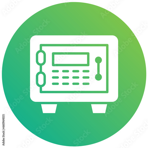 Safe box Vector Icon Design Illustration