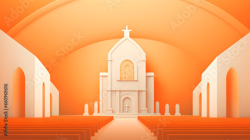 Holy Church, A church gathering background for faith, Spiritual Gathering and Worship