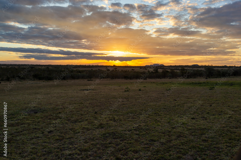 sunset in Africa