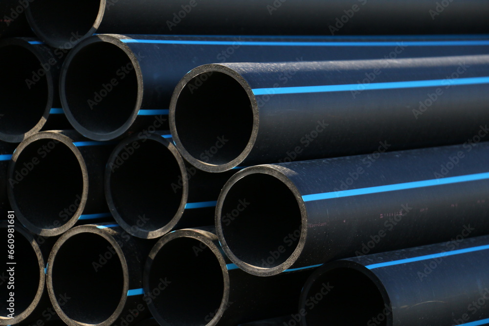 PE pipe plant, Industrial PE pipeline for gas and water. HDPE pipe, Polyethylene PE100 pipe. Polyethylene pipe plant PE pipe plant, Industrial PE pipeline for gas and water. HDPE pipe, Polyethylene PE100 pipe. Polyethylene pipe plant