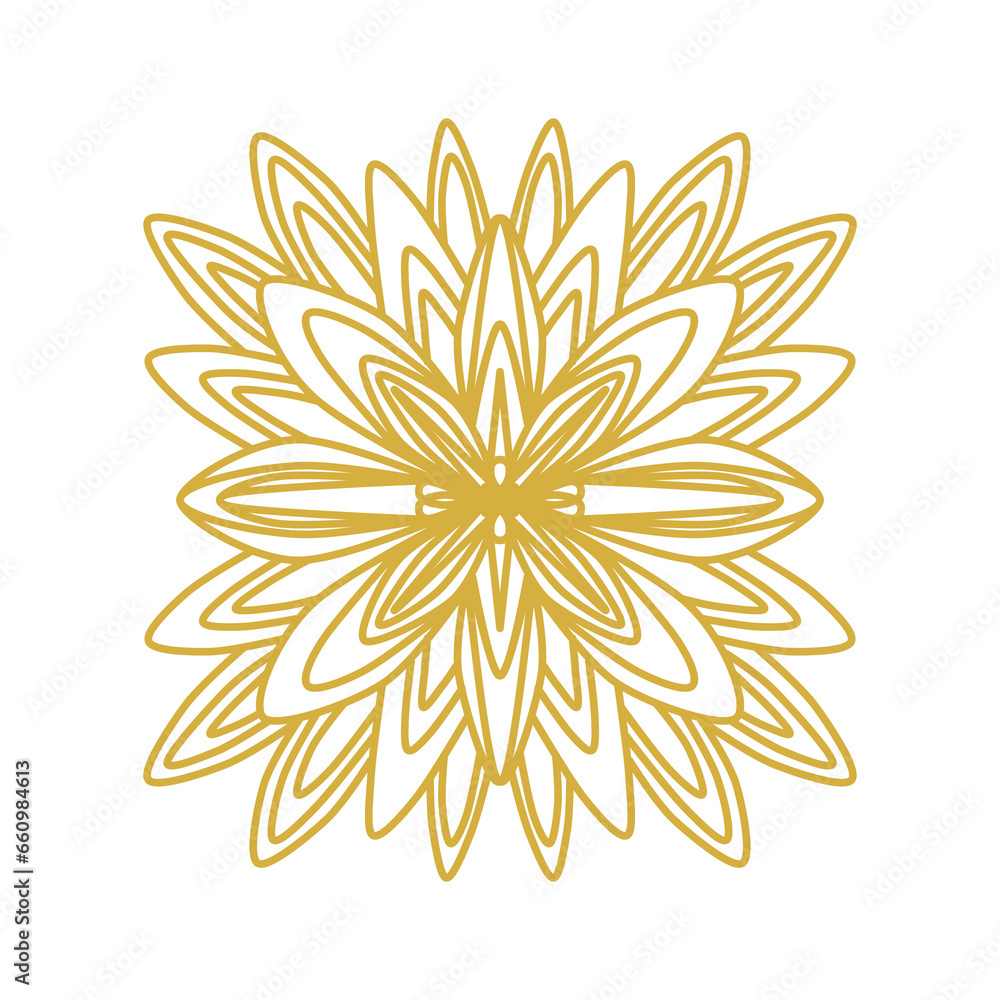 Simple line art inspired by flowe with bgold color that can be use for social media , wallpaper , icon, e.t.c | mandala, icon, png Simple line art inspired by flowe with bgold color that can be use for social media , wallpaper , icon, e.t.c | mandala, icon, png