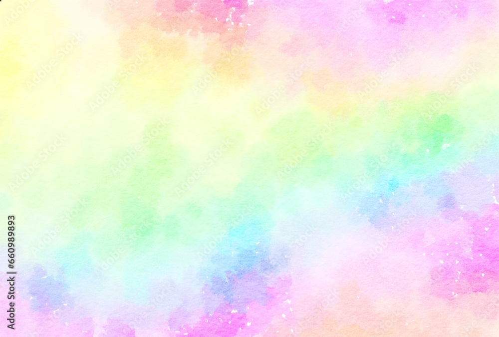 Soft rainbow color background material
