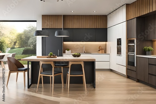 modern kitchen interior