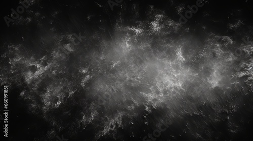 Photo of a swirling cloud of smoke captured in black and white © mattegg