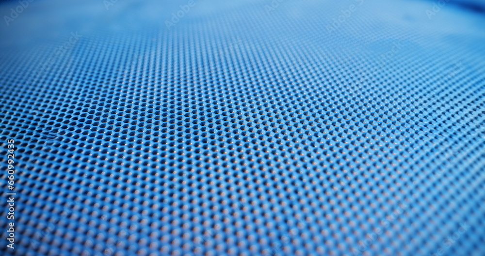 Blue non-slip mat for pools and saunas. Special anti-slip coatings concept - obrazy, fototapety, plakaty 