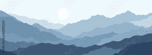 Photos landscape illustration , nature landscape background