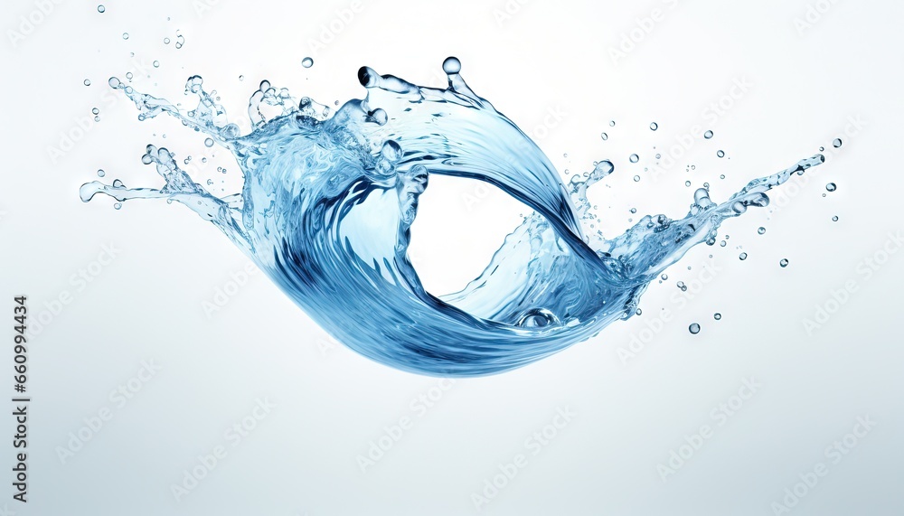 Obraz premium water splash isolated on white background