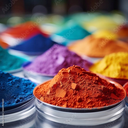 Powder coatings paint variations