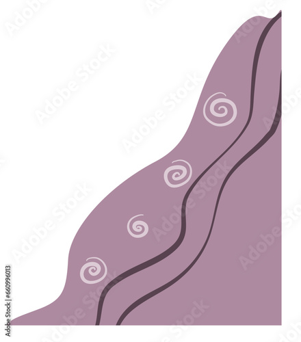 Decorative Purple Shape