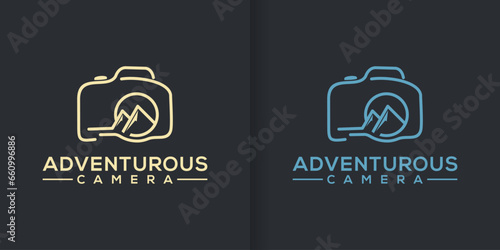 Landscape Photography Logo collection. Photography Logo design vector inspiration