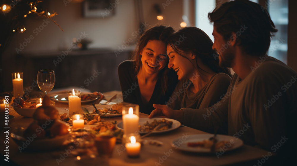 Moments of Thanks: Capturing Thanksgiving's Glow, Generative AI Moments of Thanks: Capturing Thanksgiving's Glow, Generative AI