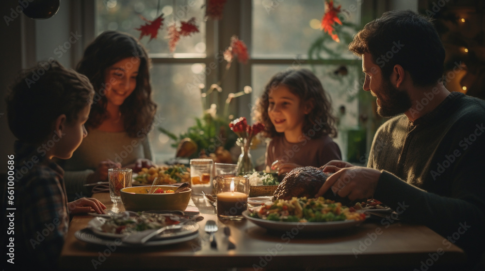 The Heart of Thanksgiving: Family, Love, and Joy, Generative AI