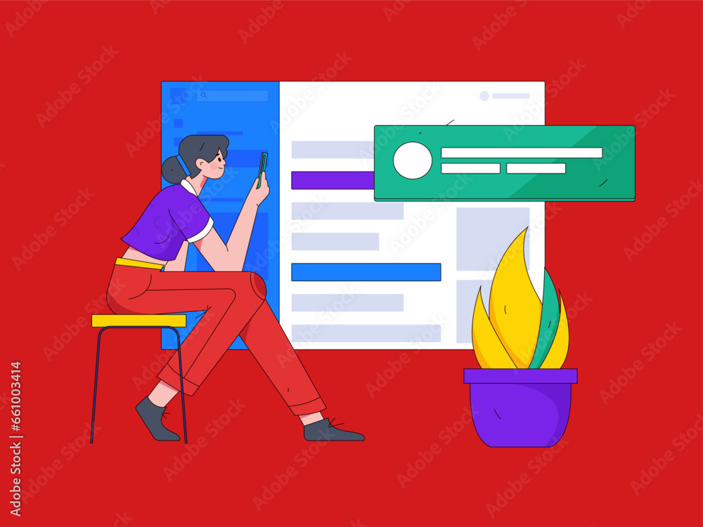 Business People Flat Vector Concept Operation Hand Drawn Illustration
Business People Flat Vector Concept Operation Hand Drawn Illustration