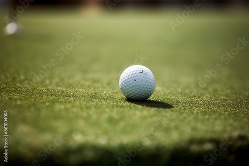golf ball putting. Generative AI