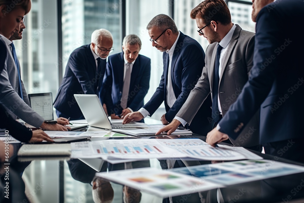 Business people group meeting in office. Professional businesswomen ...