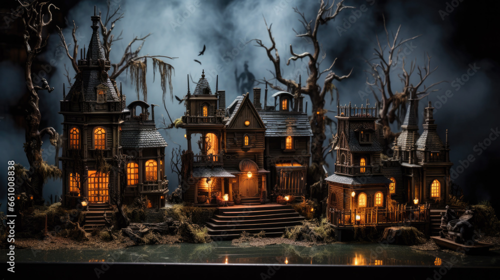 creepy miniature house