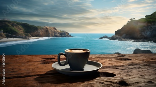 Coffee background illustration design, coffee beans, caffeine