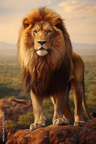 portrait of a lion © NaLan