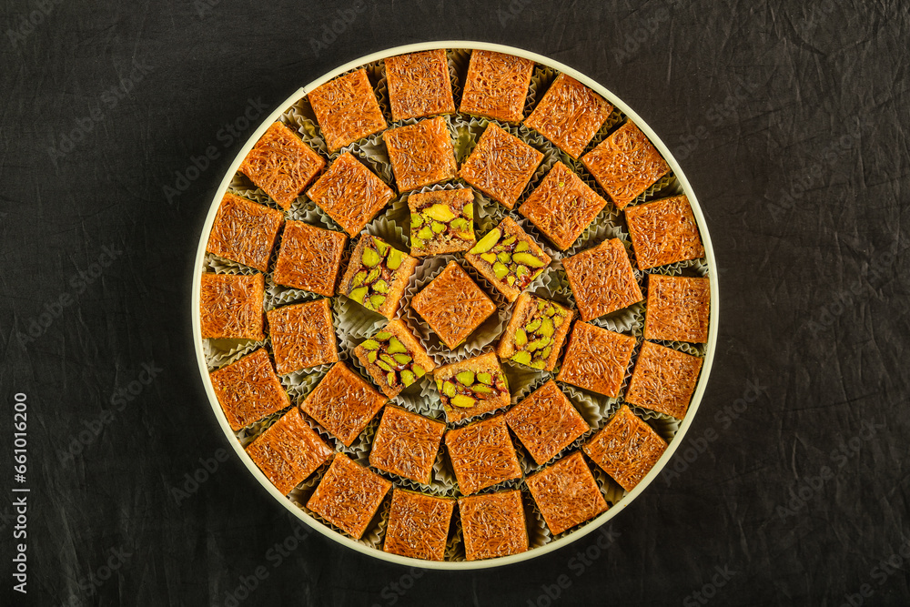 A box of assorted Arabic sweets with pistachios-2.jpg A box of assorted Arabic sweets with pistachios-2.jpg