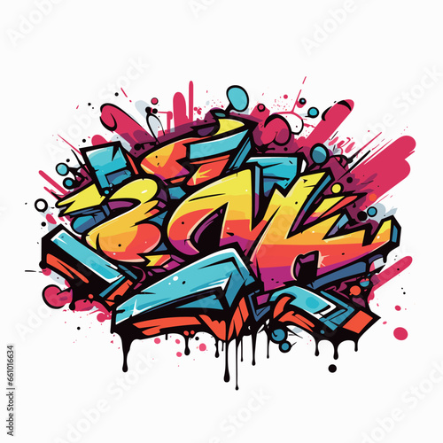 graffiti illustration vectors