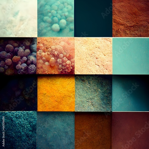 globs cool colors overlap texture imbalance asymmetrical contrast grain  photo