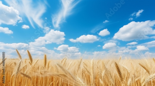 Summer scenery with a rye field © Cedar