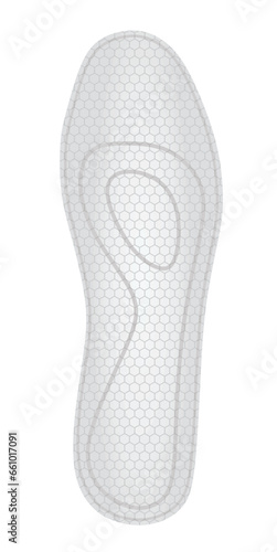 Foot sport insole. vector illustration