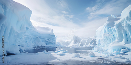 iceberg in polar regions © Ferooo