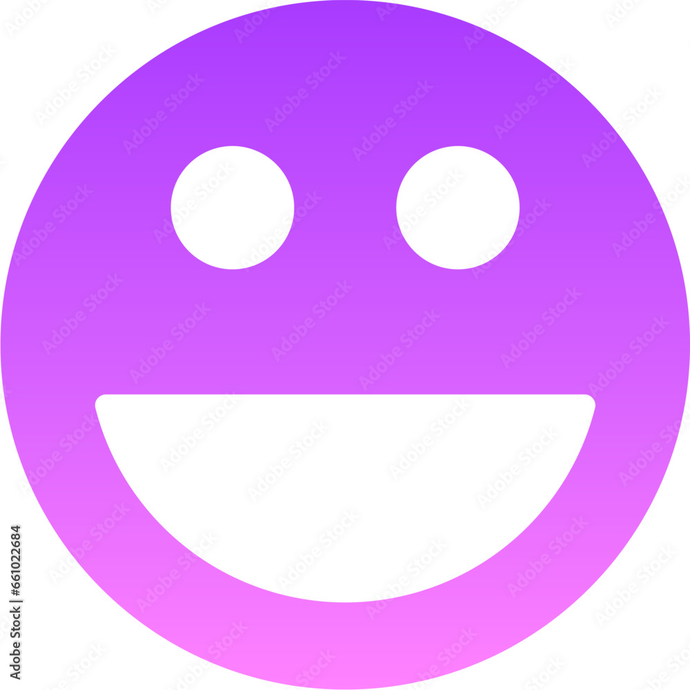 Smiley Emoji Emoticon Glyph Gradient Icon pictogram symbol visual illustration
