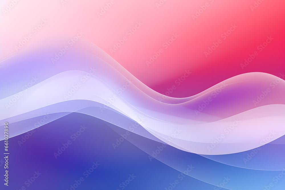 Wavy blue and pink gradients flow smoothly in an abstract design Wavy blue and pink gradients flow smoothly in an abstract design