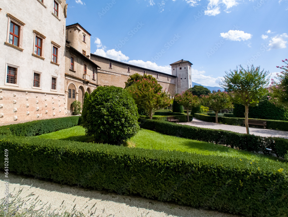 Castello del Buonconsiglio in Trento, Italy.