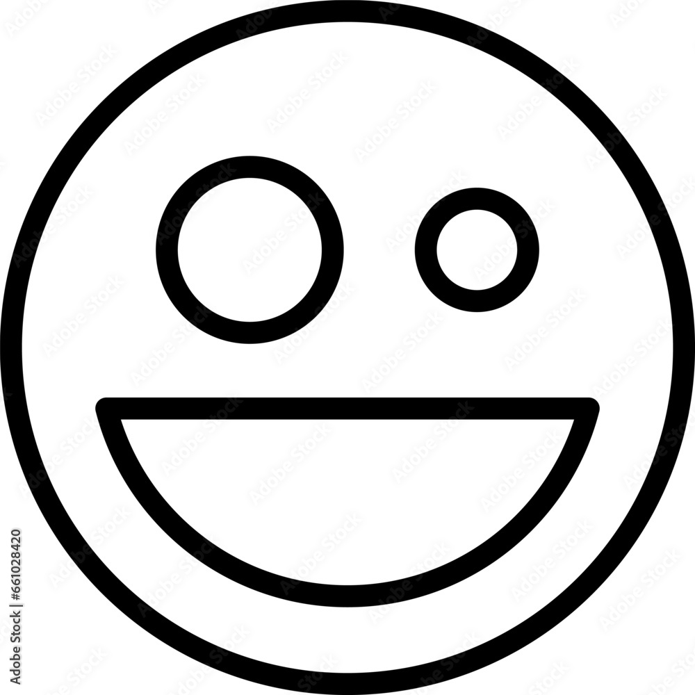 zany Line Icon pictogram symbol visual illustration zany Line Icon pictogram symbol visual illustration