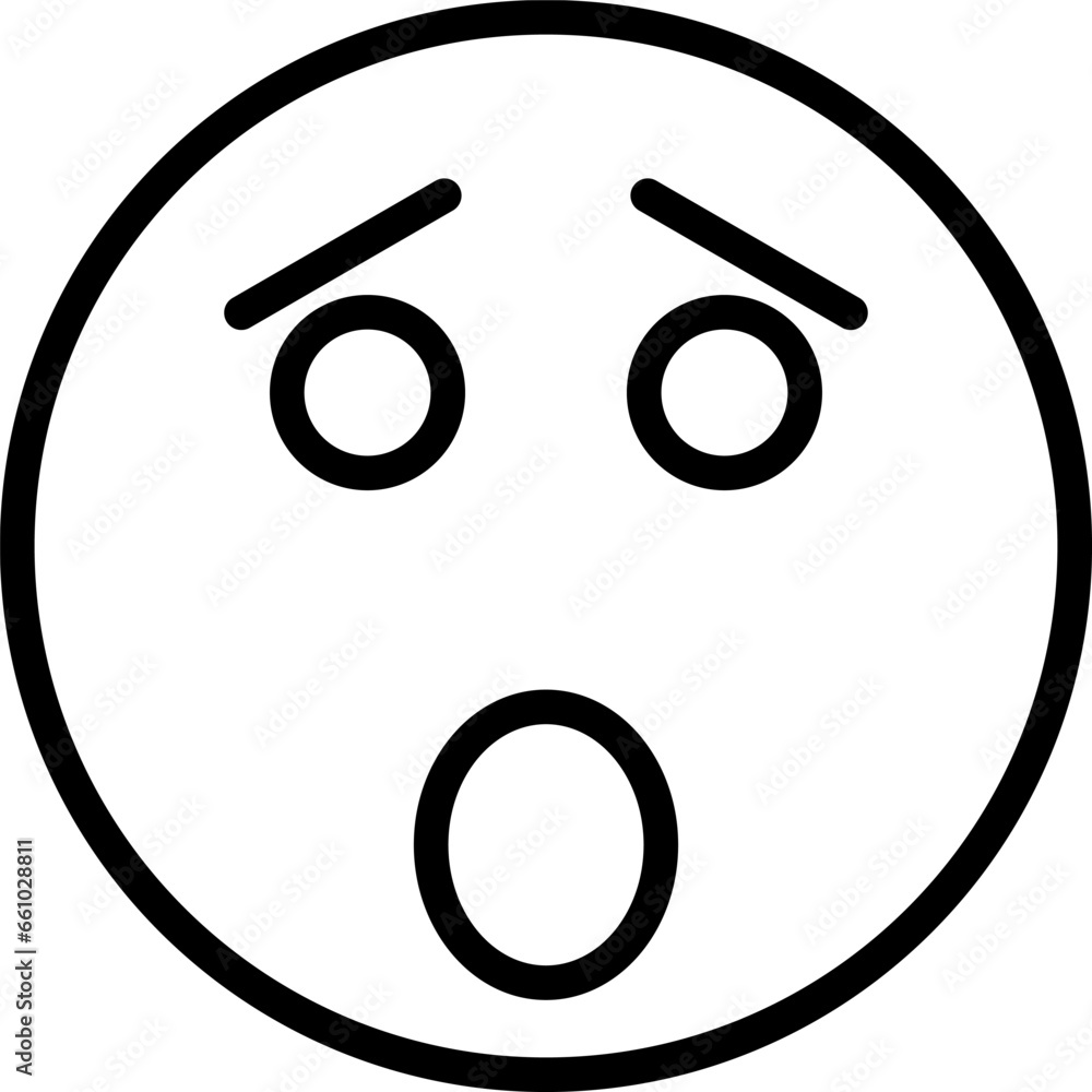 angry Line Icon pictogram symbol visual illustration angry Line Icon pictogram symbol visual illustration