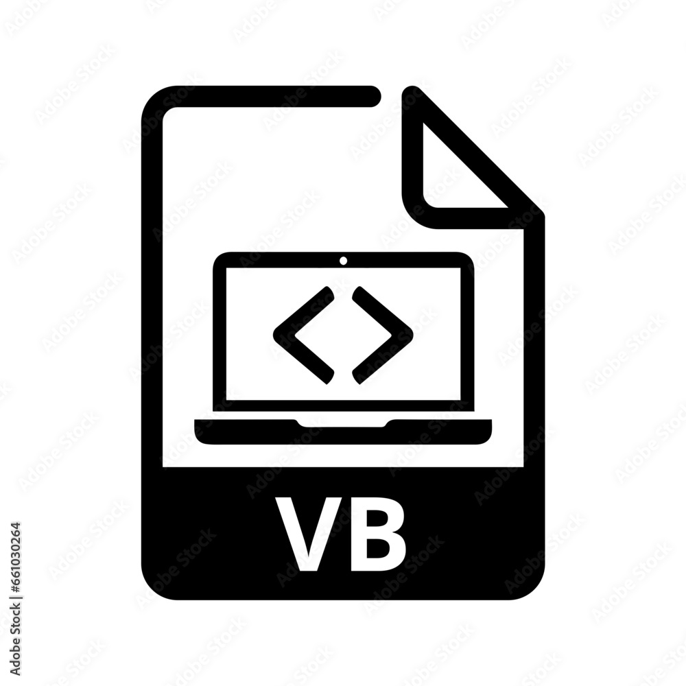VB File Icon. Vector File Format. VB File Extension Modern Flat Design VB File Icon. Vector File Format. VB File Extension Modern Flat Design