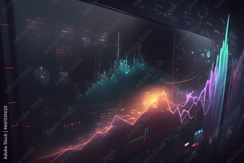 trading charts stock futuristic elegant hyperdetailed fantasy spell cinematic 